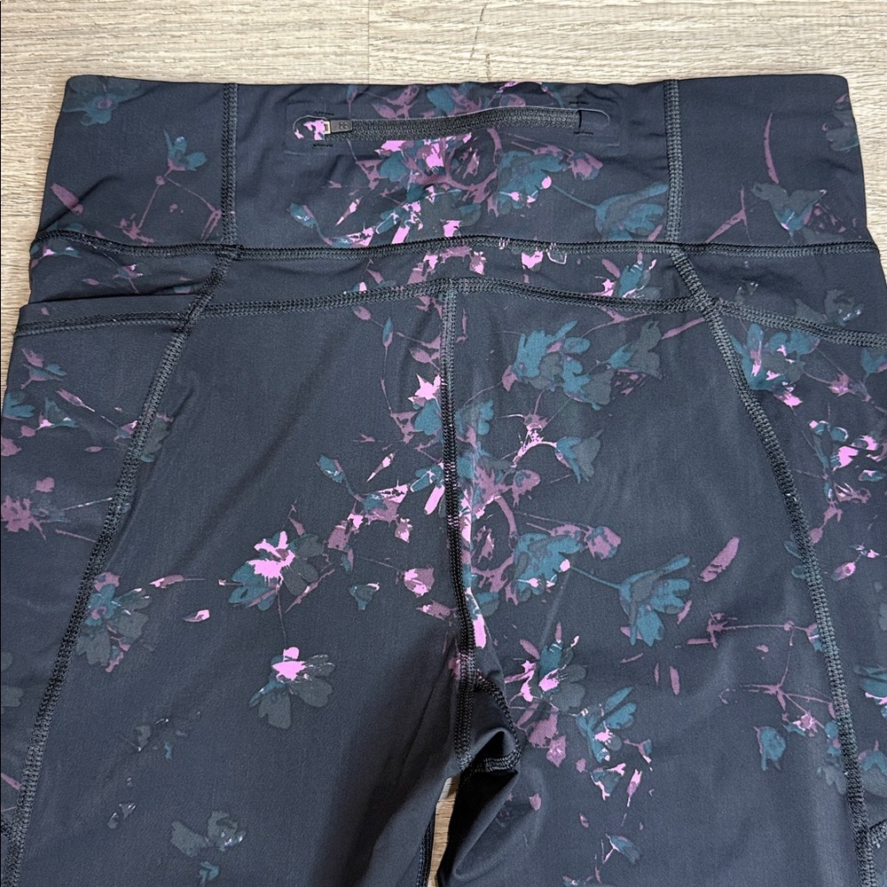 Sweaty Betty Zero Gravity Full Length Leggings Daisy Floral Print Black Large - Picture 6 of 10